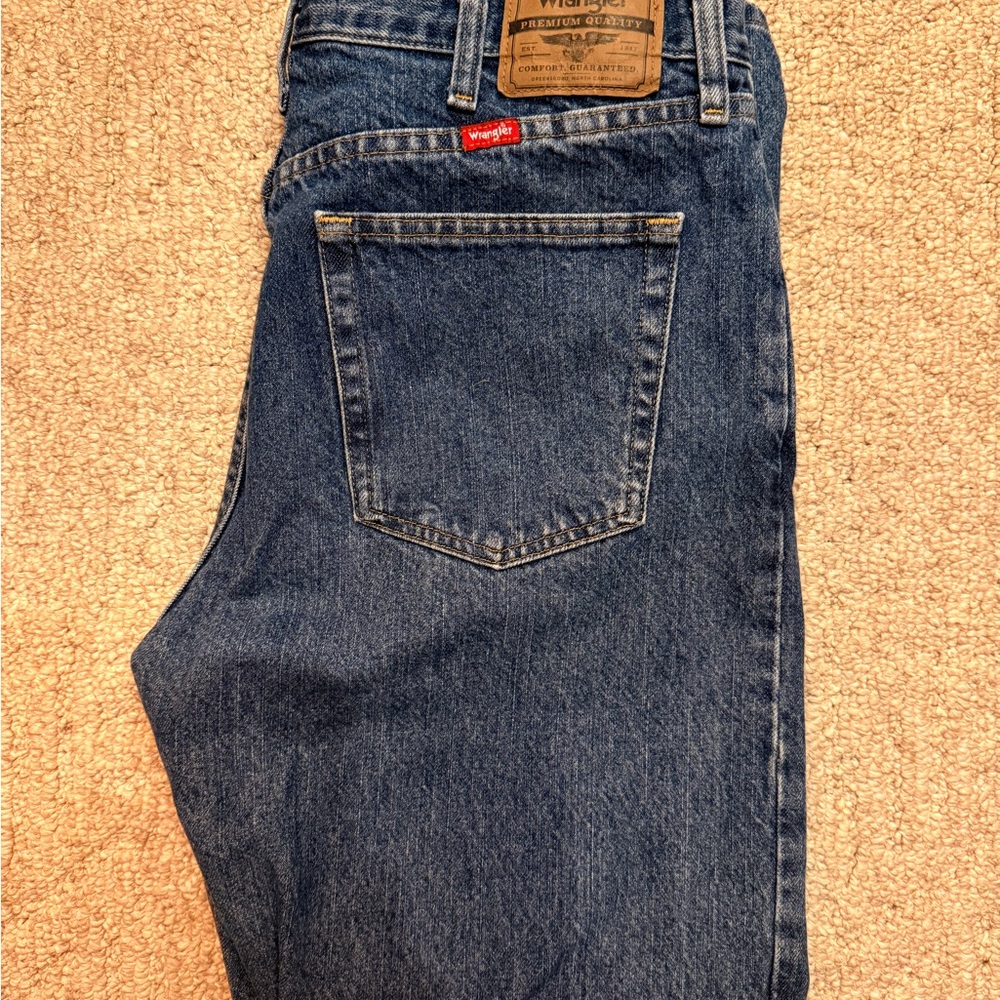 Wrangler Regular Fit Jeans - Size 36x30 - Made in Mexico